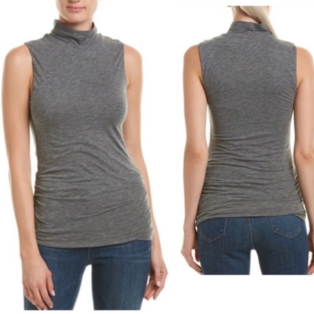 Velvet & Spencer  - Roselle Mock Neck Sleeveless Top